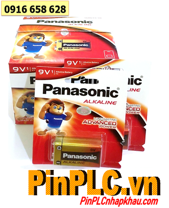 COMBO 01HỘP 12vỉ Pin 9v Alkaline Panasonic 6LR61T/1B chính hãng /X.xứ NHẬT _Giá chí 698.000đ/HỘP